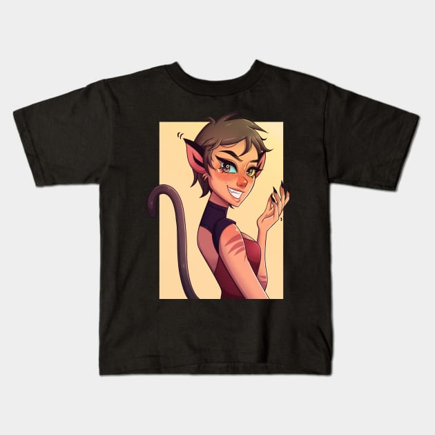 Catra Kids T-Shirt by PeppermintKamz